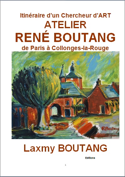 Livre Itinéraire d'un chercheur d'art Atelier René Boutang de Paris à Collonges la Rouge